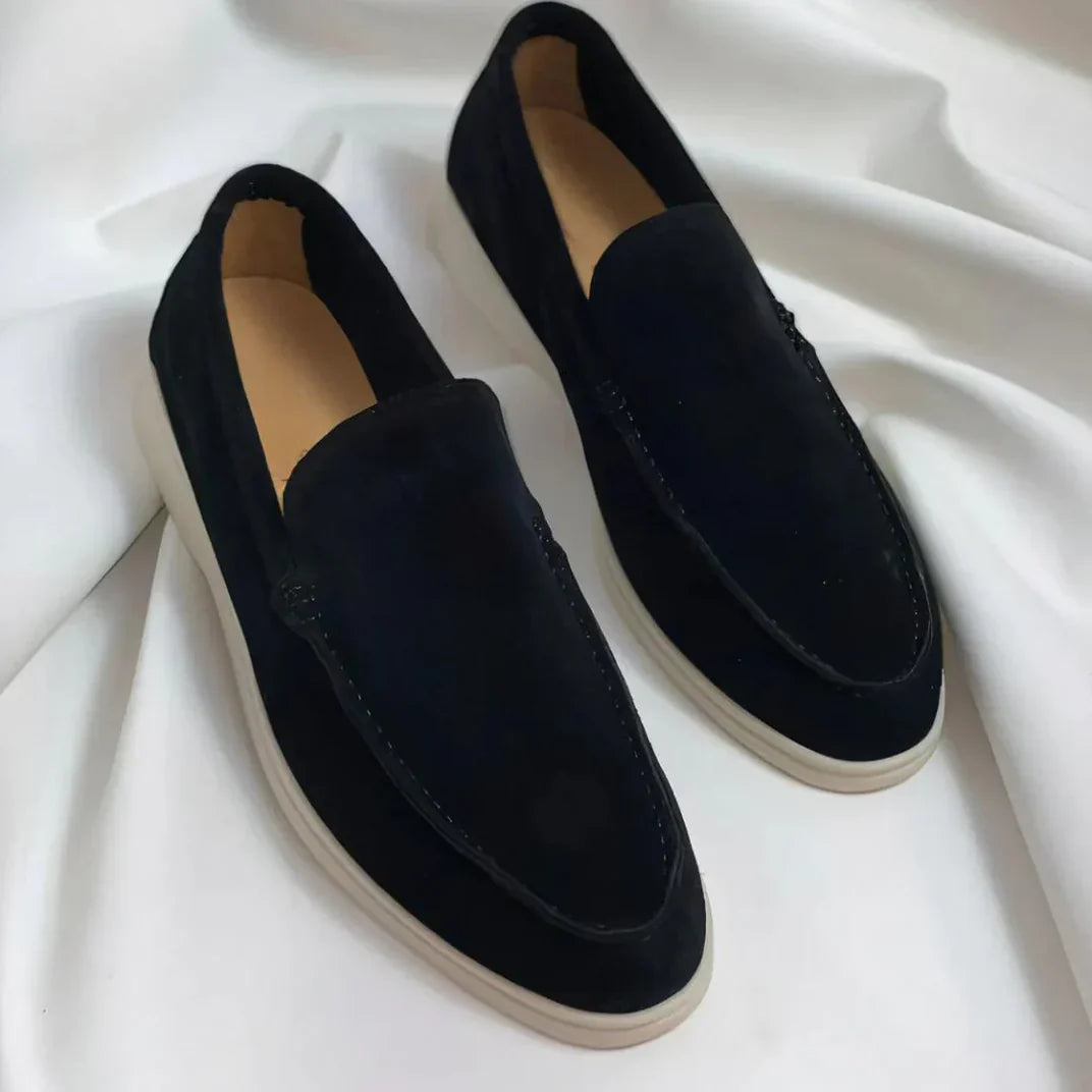 Schwarzer Wildleder Loafer Herren — elegant und zeitlos