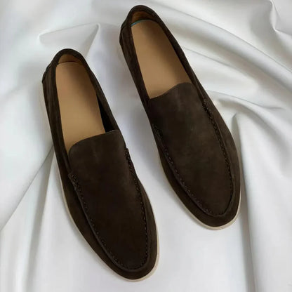 Brauner Wildleder Loafer Herren — vielseitig kombinierbar