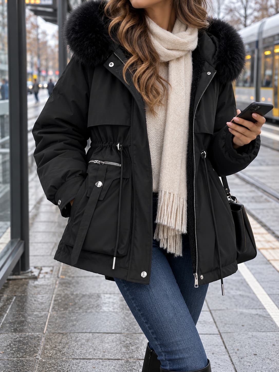 Lumara Parka – Fellmantel