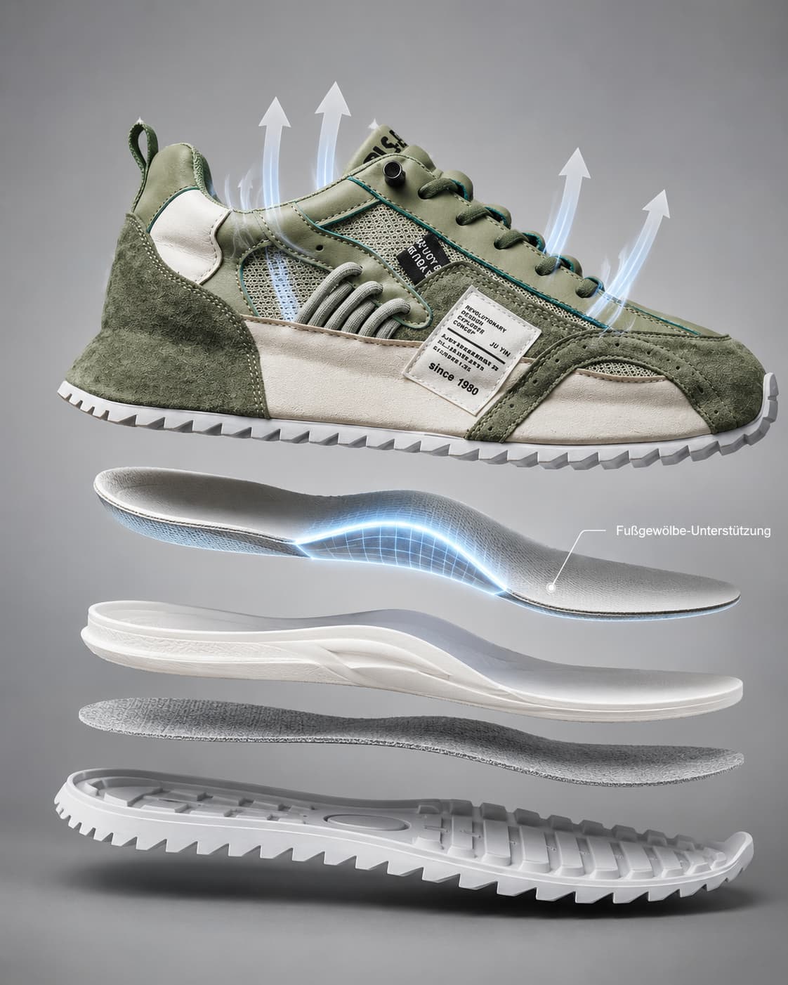 Corsa Vento – Herren Mesh Sneaker, atmungsaktiv & federleicht