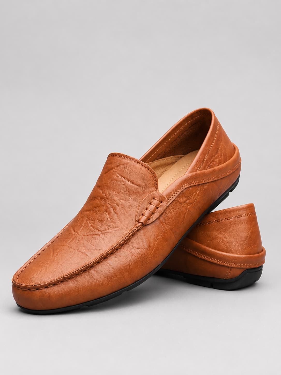 Moretti – Herren Mokassins aus echtem Leder