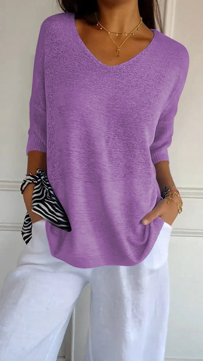 Camille V-Neck Top