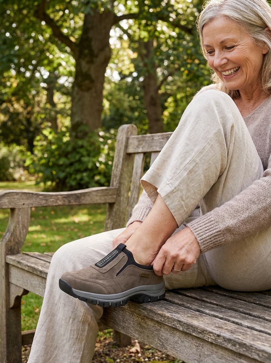 Orthopädische Walkingschuhe mit Weitem Fit | Rutschfest & Extra Komfort