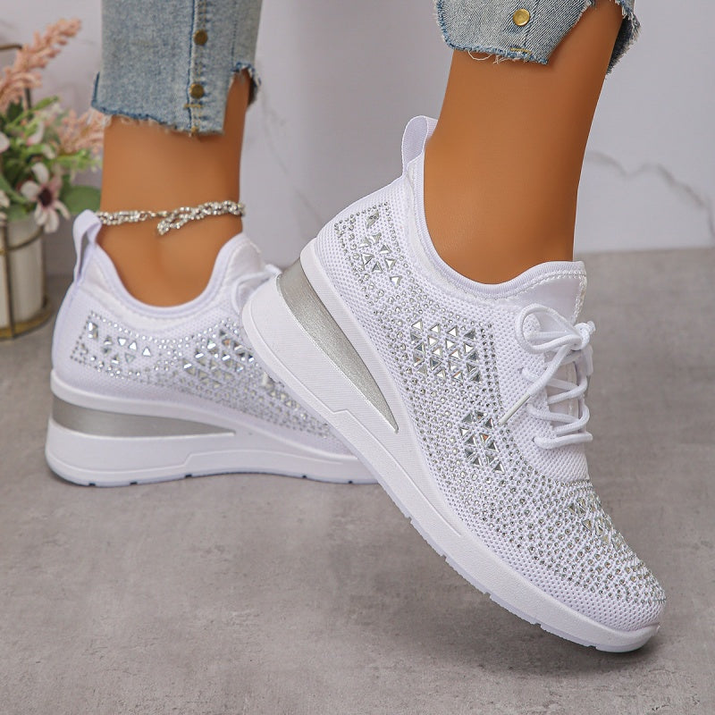 Estrella Crystal Mesh Sneaker
