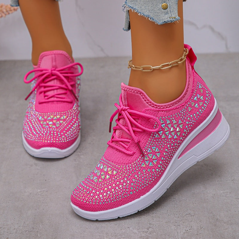 Estrella Crystal Mesh Sneaker