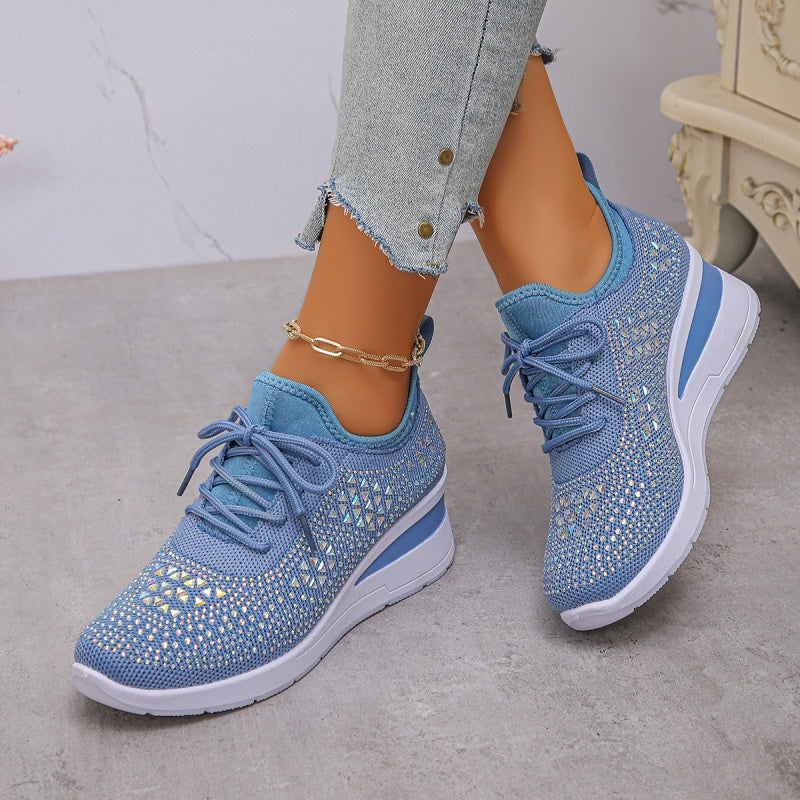Estrella Crystal Mesh Sneaker