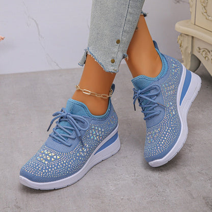 Estrella Crystal Mesh Sneaker