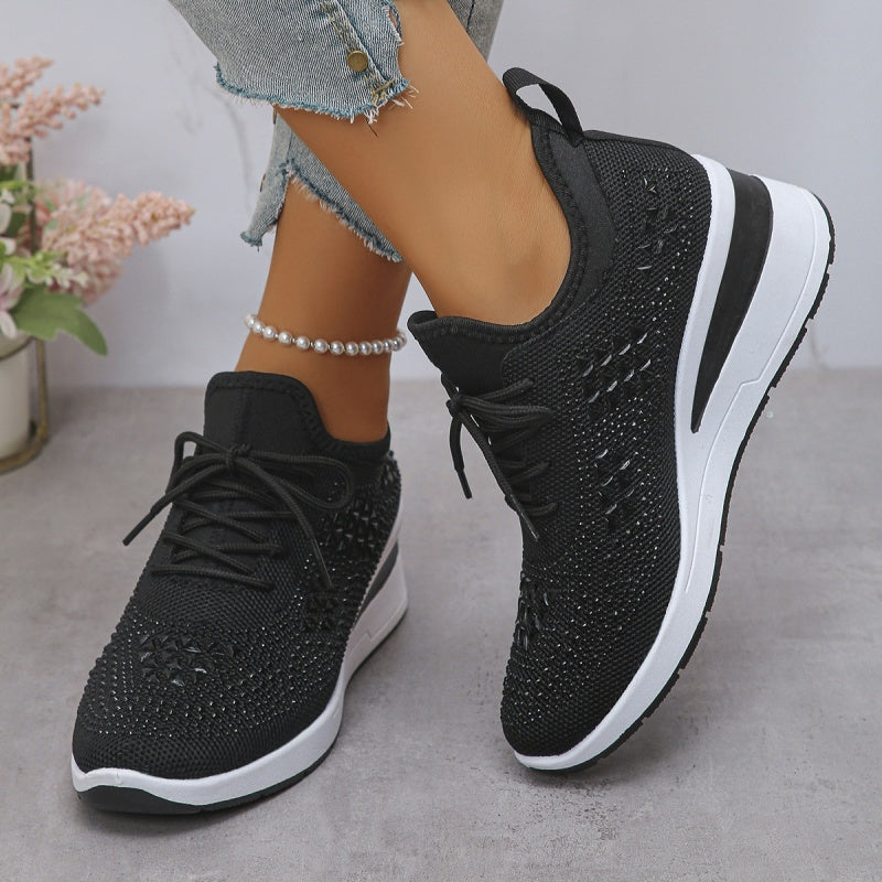 Estrella Crystal Mesh Sneaker
