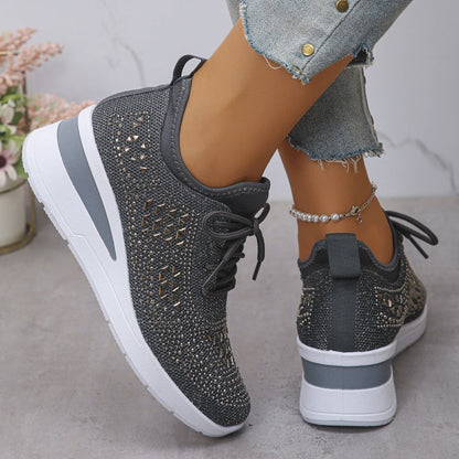 Estrella Crystal Mesh Sneaker
